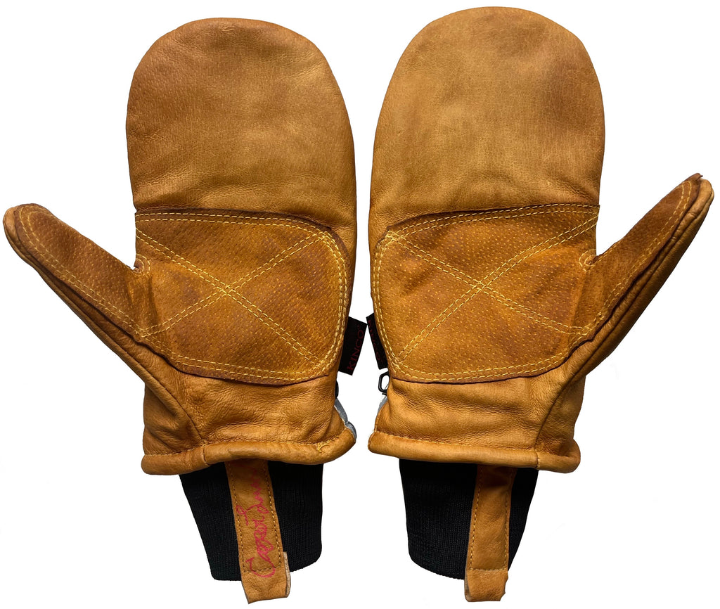 Peach Peak - Painted Mitts